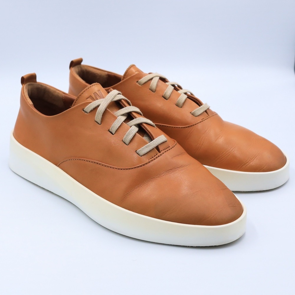 Wolf & Shepherd Cruise Sneaker Mens 8 Brown Leather Low Top Dress Shoe EU 41